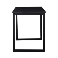 Bartafel Martin Mangohout Zwart 140x70x90cm - Giga Meubel