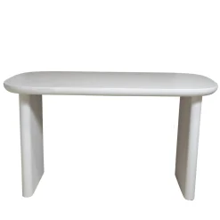 Bartafel Maya Deens Ovaal Wit 160x90cm - Giga Meubel