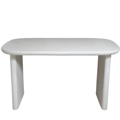 Bartafel Maya Deens Ovaal Wit 160x90cm - Giga Meubel