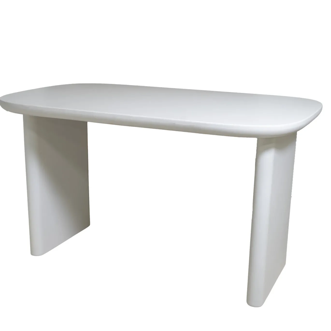 Bartafel Maya Deens Ovaal Wit 160x90cm - Giga Meubel