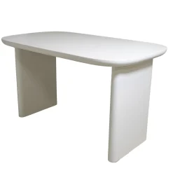 Bartafel Maya Deens Ovaal Wit 160x90cm - Giga Meubel