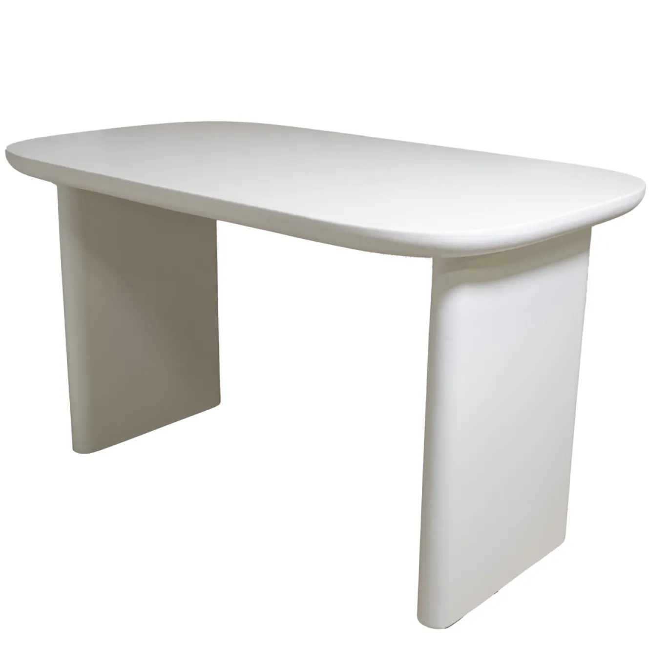Bartafel Maya Deens Ovaal Wit 160x90cm - Giga Meubel