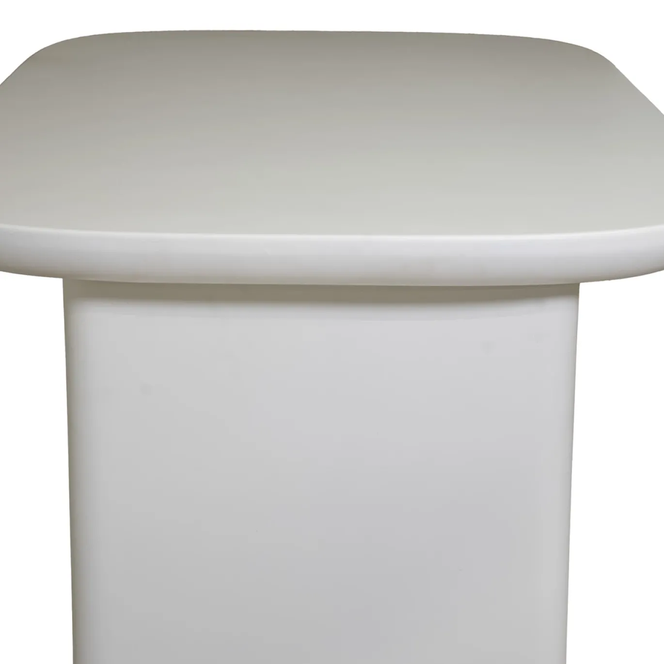 Bartafel Maya Deens Ovaal Wit 160x90cm - Giga Meubel