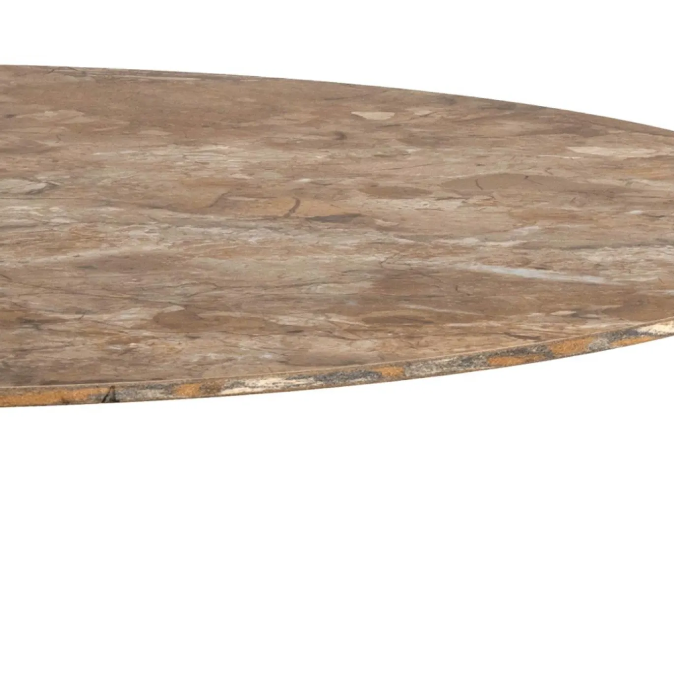 Bartafel Orin Keramiek Bruin Ø80cm - Giga Living