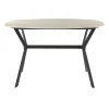 Bartafel Romano Deens Ovaal 140cm Keramiek Travertin - Giga Meubel