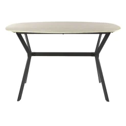Bartafel Romano Deens Ovaal 140cm Keramiek Travertin - Giga Meubel