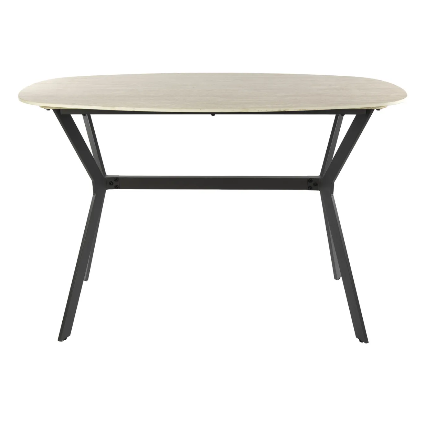 Bartafel Romano Deens Ovaal 140cm Keramiek Travertin - Giga Meubel