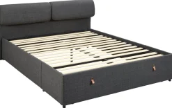 Bed Dawson Basel Donkergrijs - Giga Living