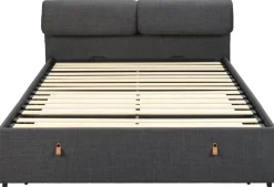 Bed Dawson Basel Donkergrijs - Giga Living