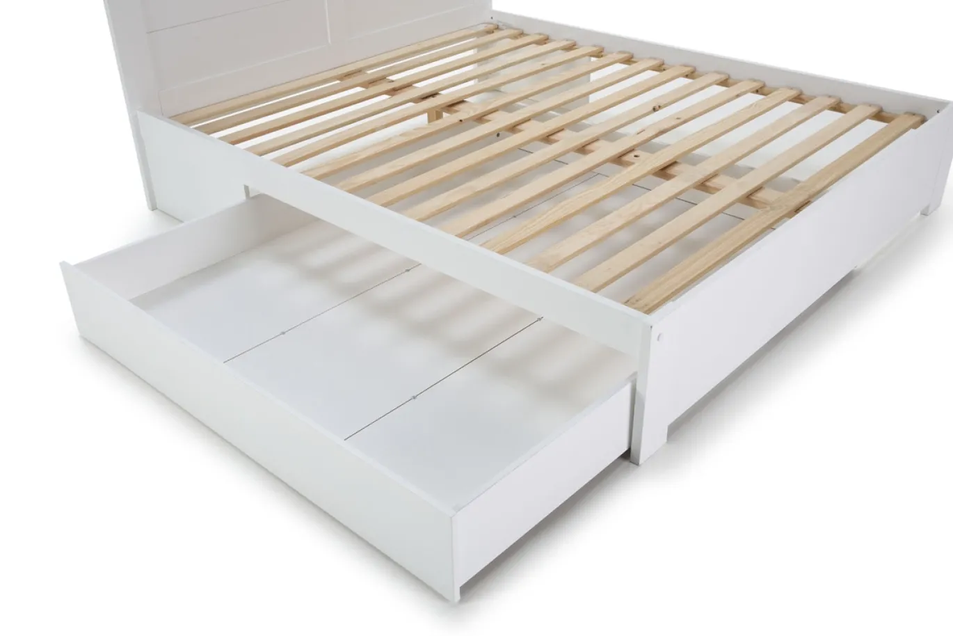 Bed 160 Gabi Lade Wit Wax - Giga Meubel