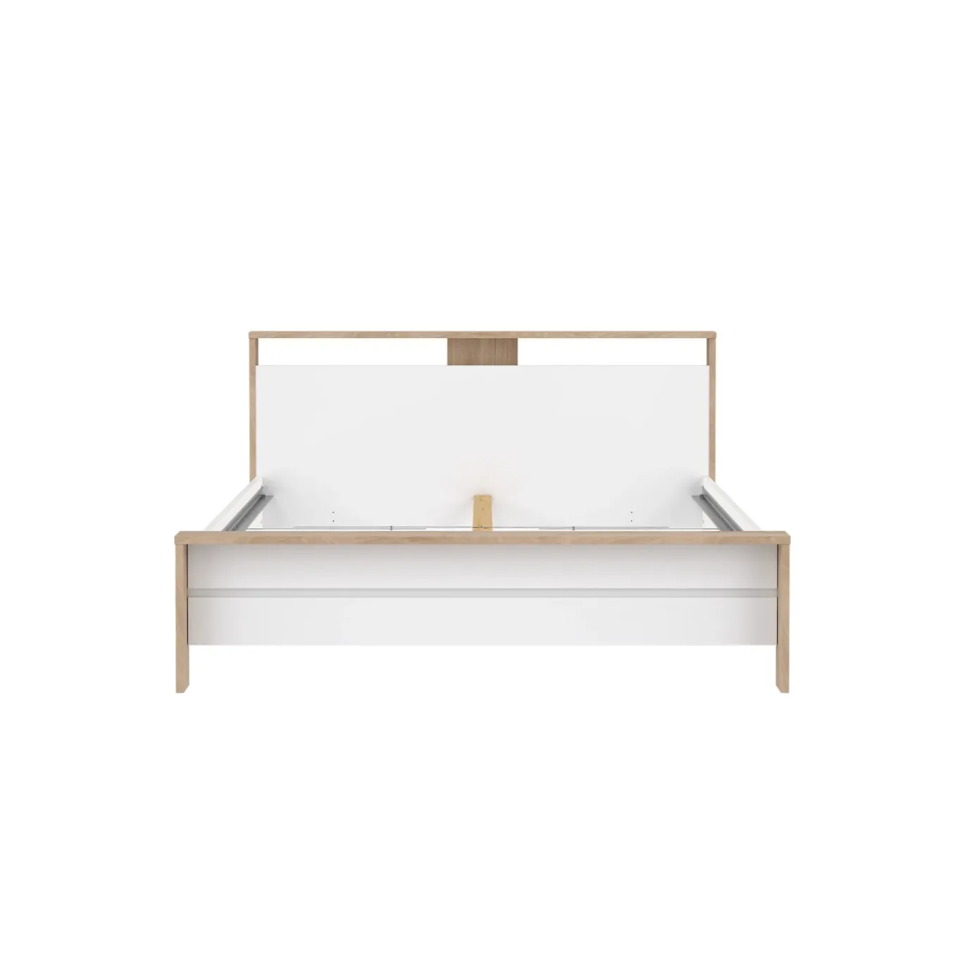 Bed Next Jackson Hickory Wit Hoogglans B 170x225cm - Giga Living