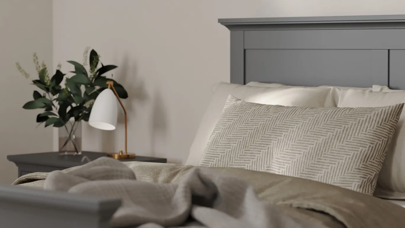Bed Paris Matgrijs - Giga Living