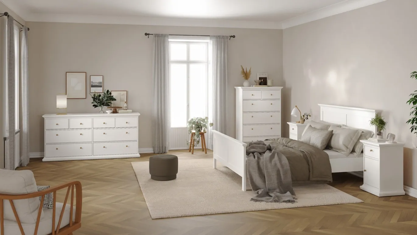 Bed Paris Wit - Giga Living