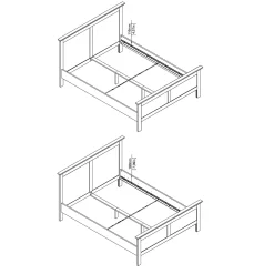 Bed Paris Wit - Giga Living