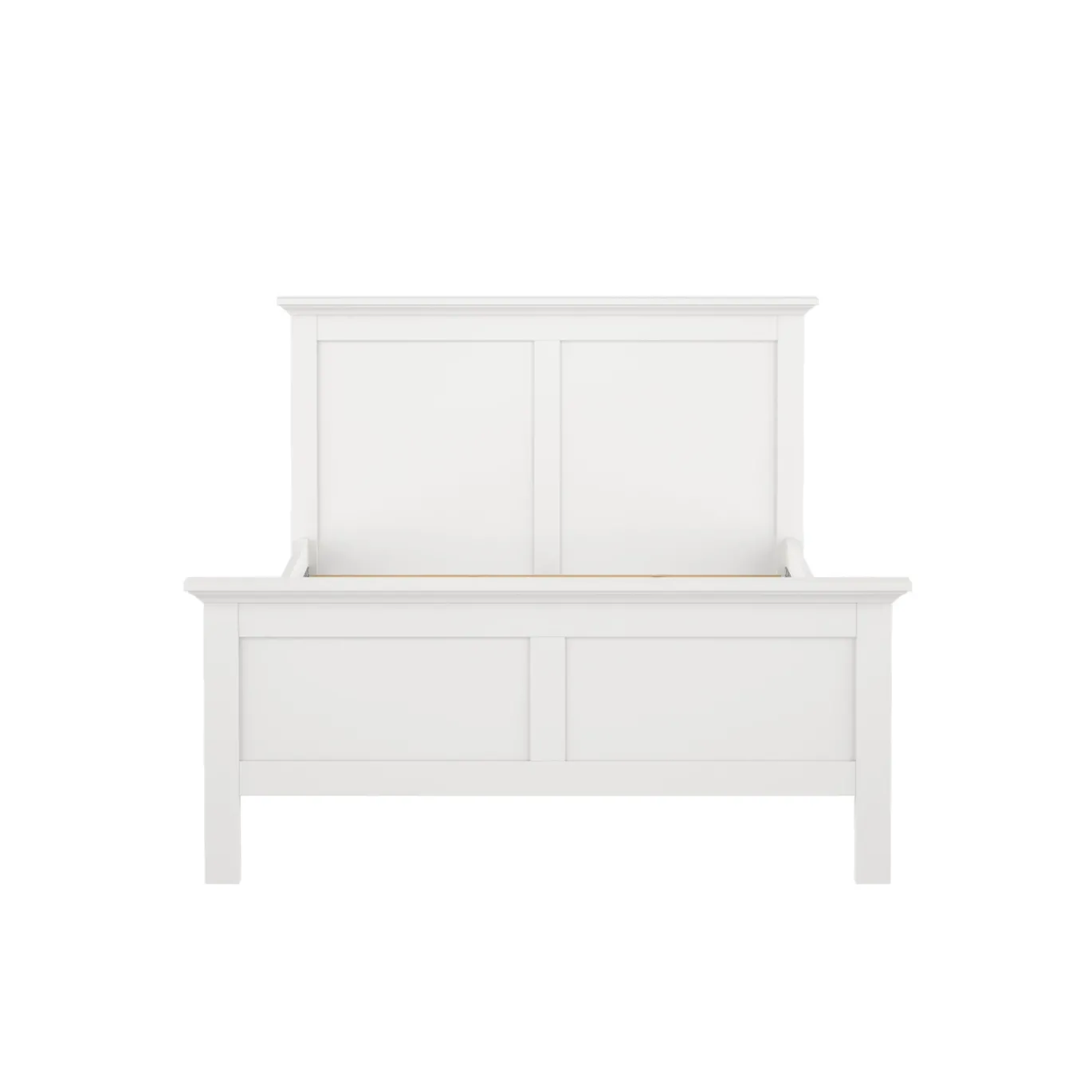 Bed Paris Wit Met Lattenbodem 140x200cm - Giga Living