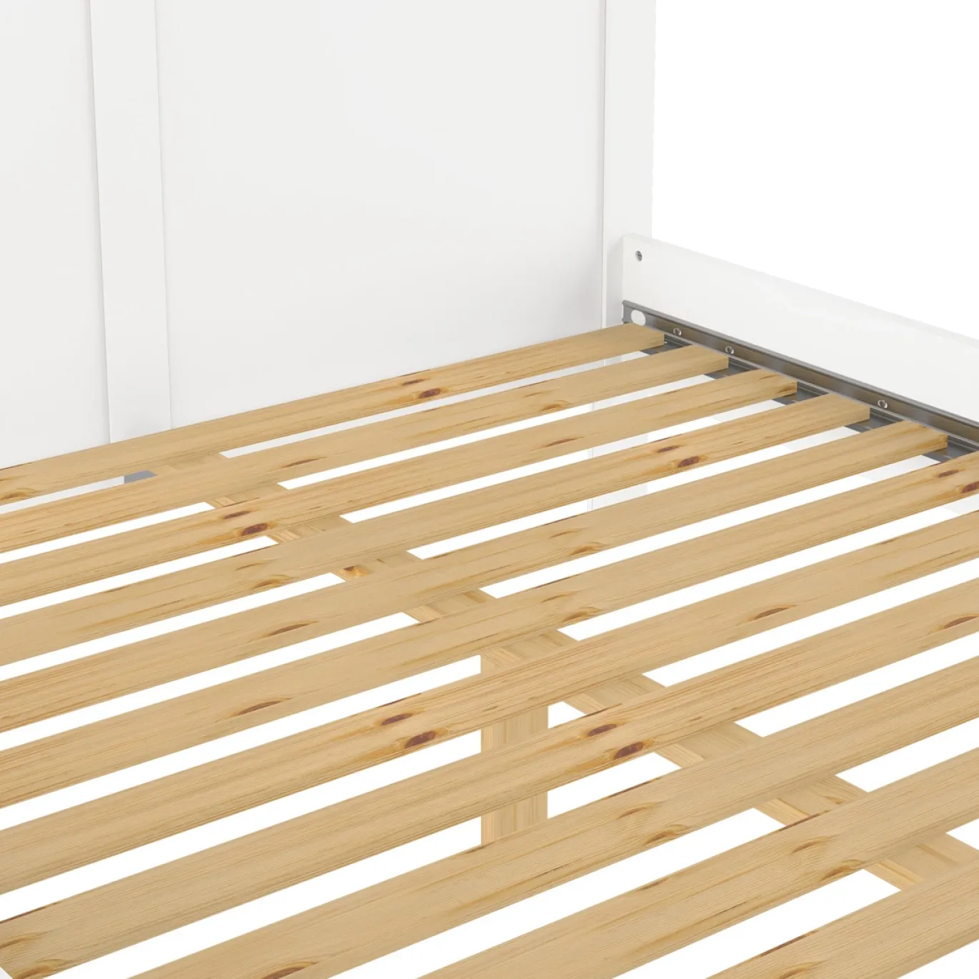 Bed Paris Wit Met Lattenbodem 140x200cm - Giga Living