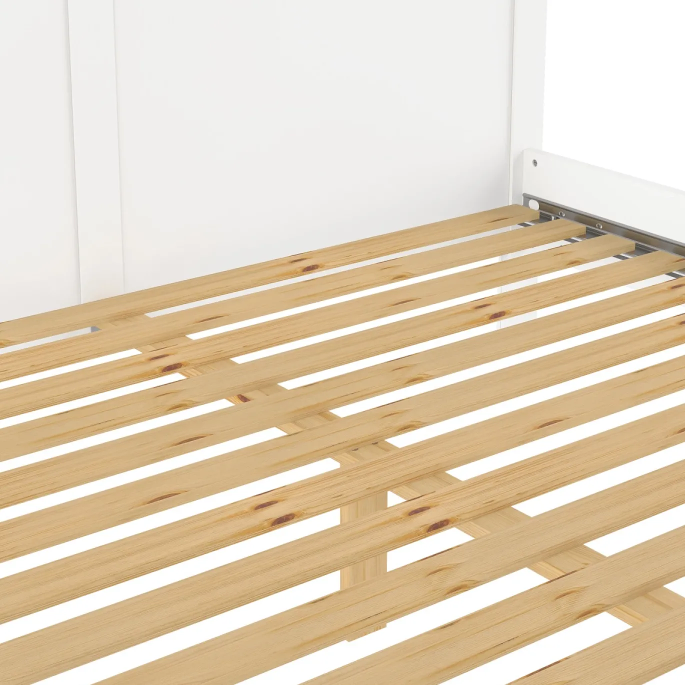 Bed Paris Wit Met Lattenbodem - Giga Living