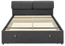 Bed Stella Basel Donkergrijs 190cm - Giga Living