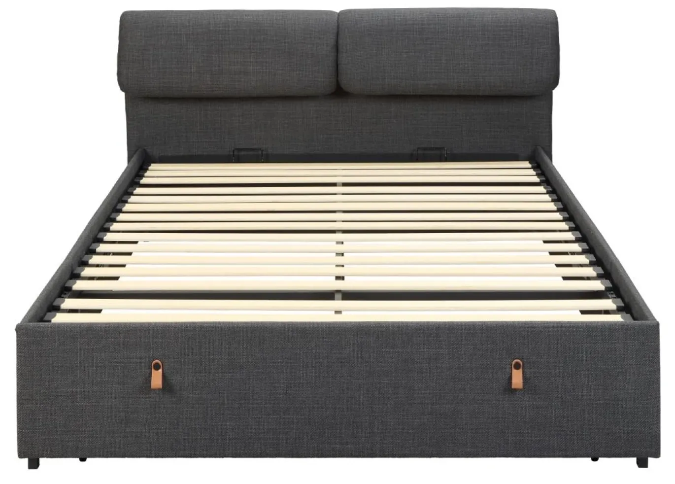 Bed Stella Basel Donkergrijs 190cm - Giga Living