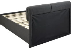 Bed Stella Basel Donkergrijs 190cm - Giga Living