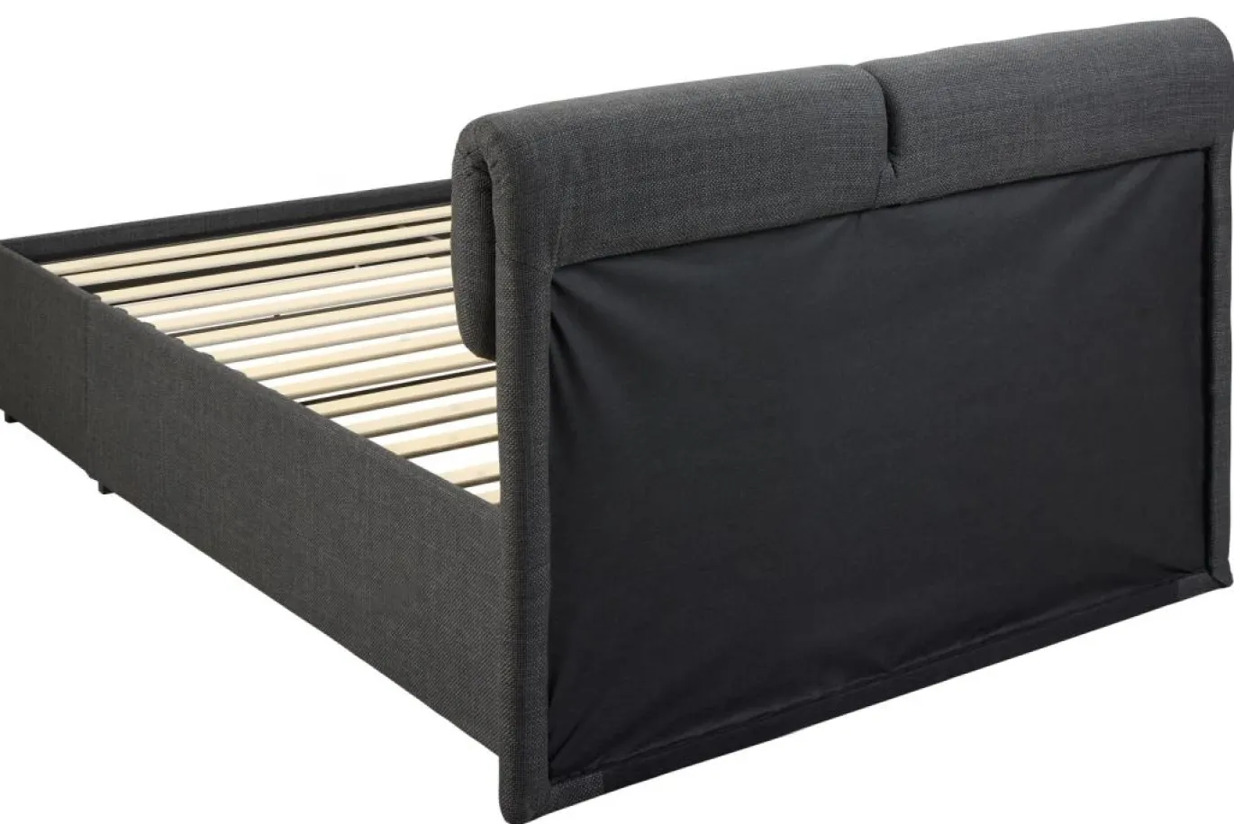Bed Stella Basel Donkergrijs 190cm - Giga Living