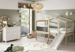 Bed 90 Tobogan Wit Wax/wit - Giga Meubel