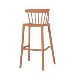BEST Barkruk Windson Stapelbaar Terracotta