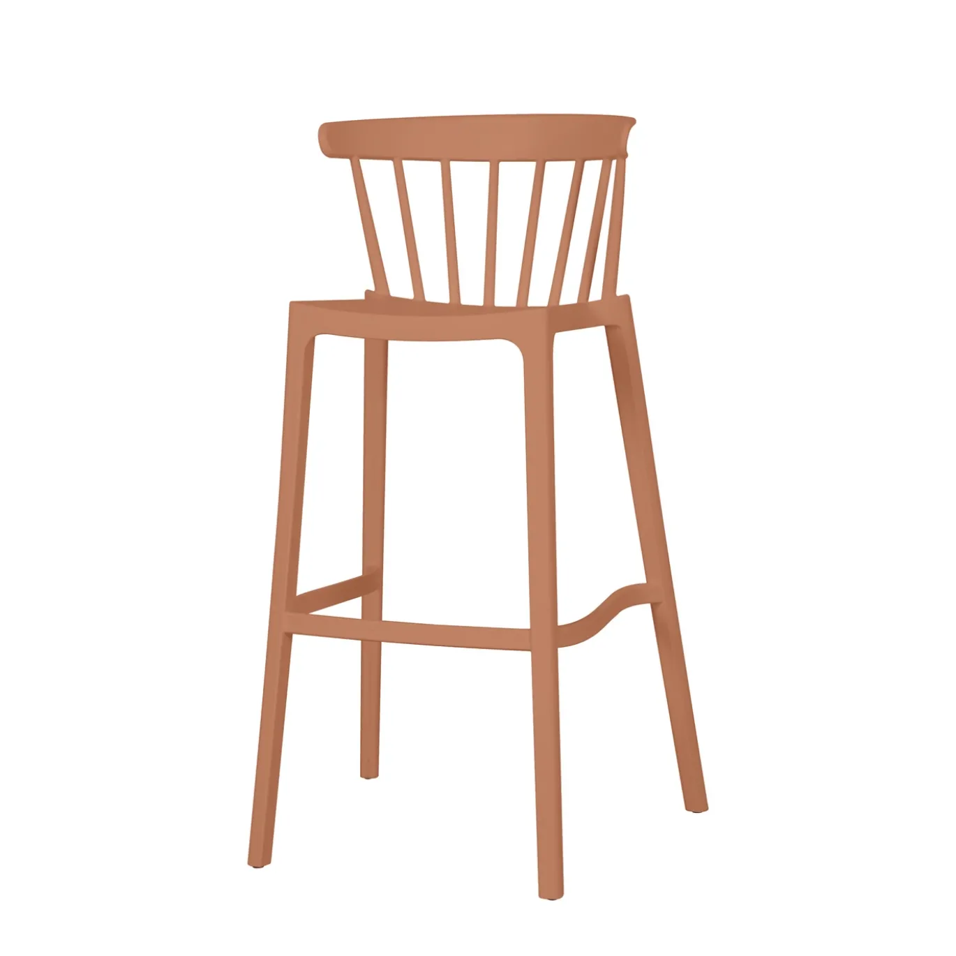 BEST Barkruk Windson Stapelbaar Terracotta