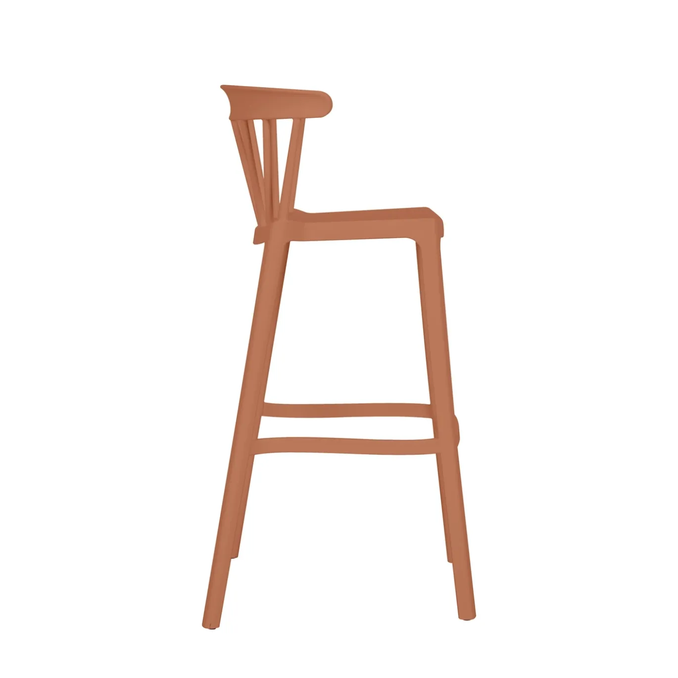 BEST Barkruk Windson Stapelbaar Terracotta