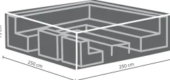 BEST Beschermhoes Voor Loungesets Medium 250x250x75cm Lichtgrijs