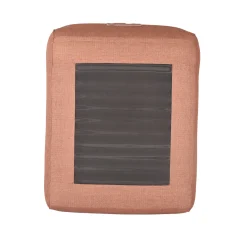 BEST Opblaasbaar 2-persoons Ligbed Vivero Met Hoge Rugleuning Terracotta