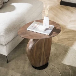 Bijzettafel Art Solid Bruin - Giga Meubel