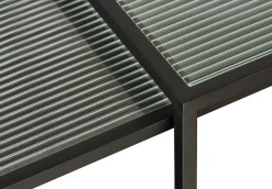 Bijzettafel Bronco Set Zwart Metaal - Giga Living
