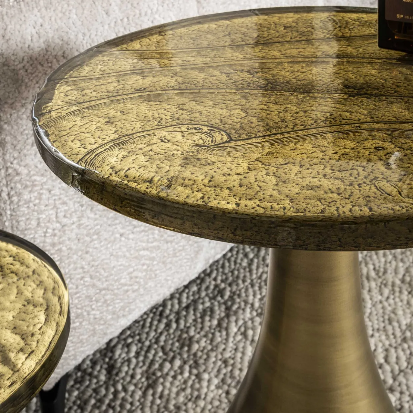 Bijzettafel Eclipse Druppel Goud S - Giga Meubel