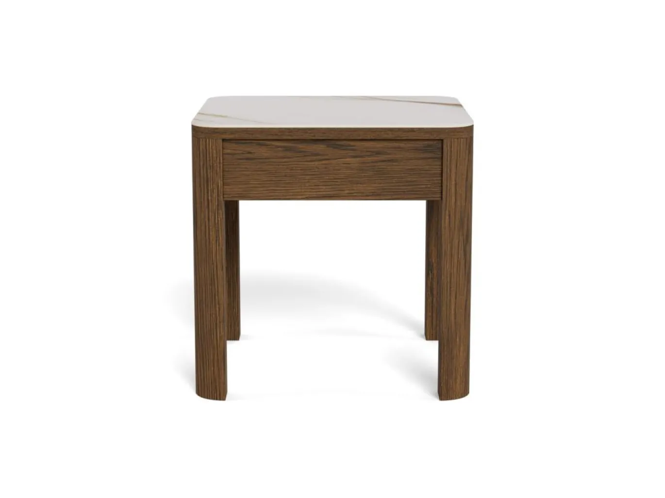 Bijzettafel Lawson Keramiek Crème 45cm - Giga Living