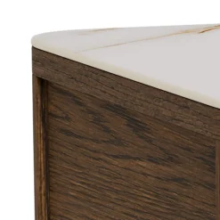 Bijzettafel Lawson Keramiek Crème 45cm - Giga Living