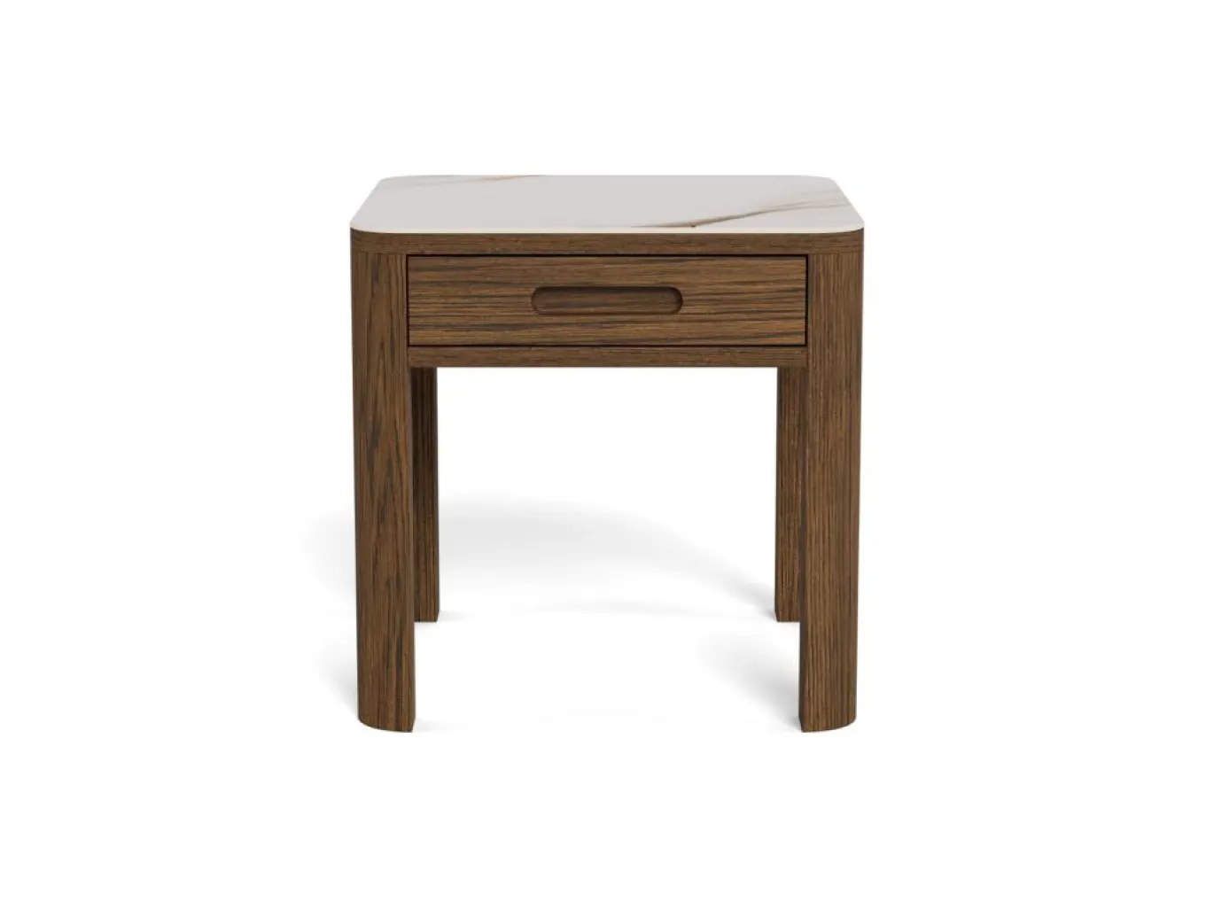 Bijzettafel Lawson Keramiek Crème 45cm - Giga Living