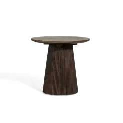 Bijzettafel Mokka Donkerbruin Ø50cm - Giga Meubel