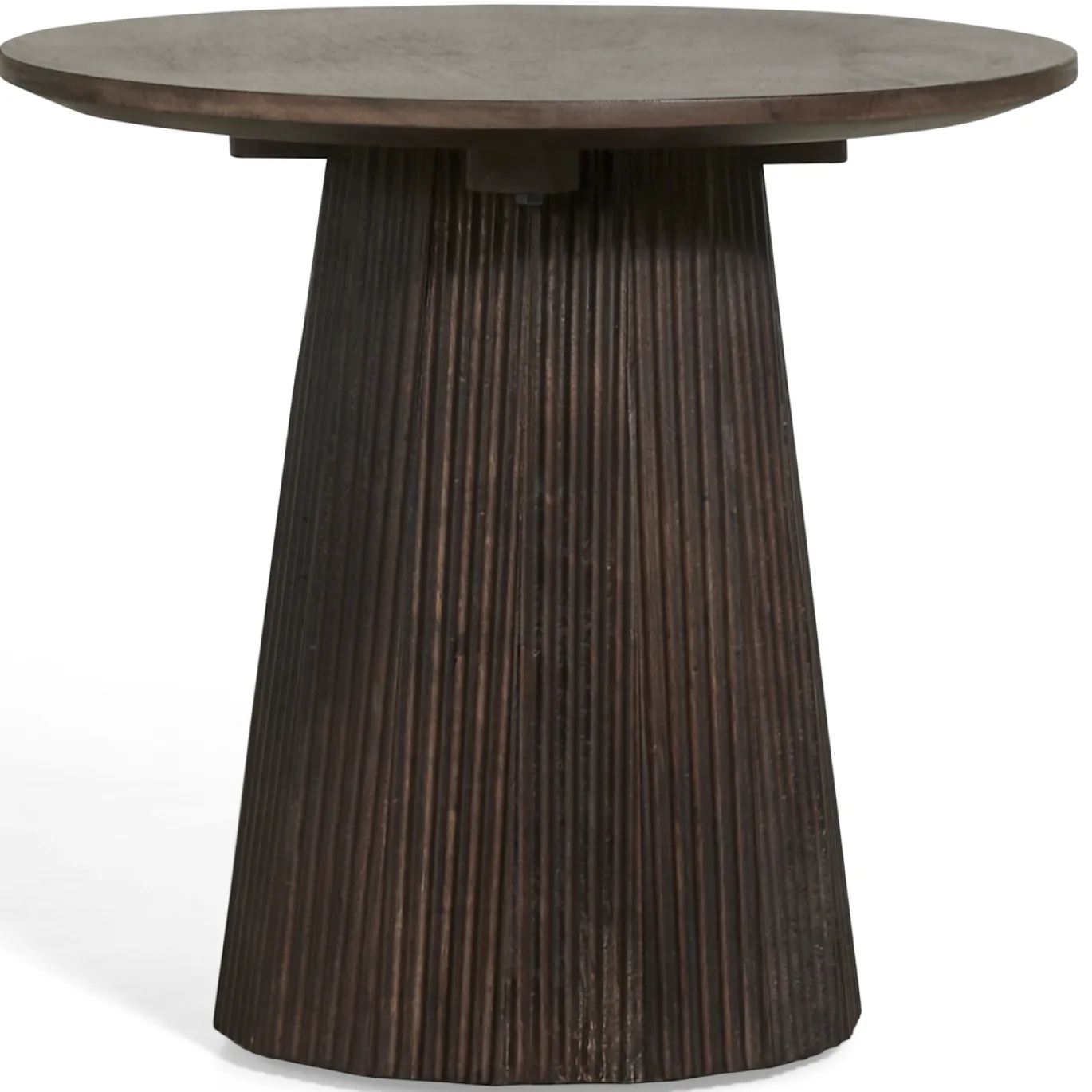 Bijzettafel Mokka Donkerbruin Ø50cm - Giga Meubel