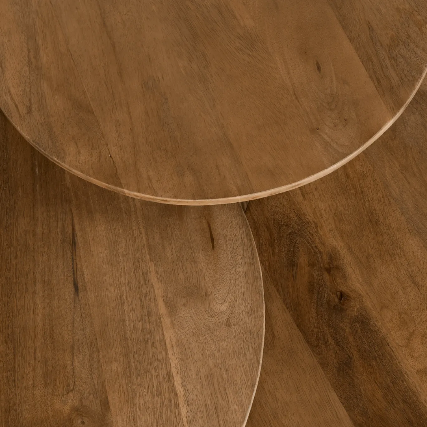 Bijzettafel Mokka Lichtbruin Ø50cm - Giga Meubel