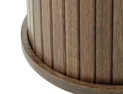 Bijzettafel Nola Smoked Ø50 cm - Giga Living
