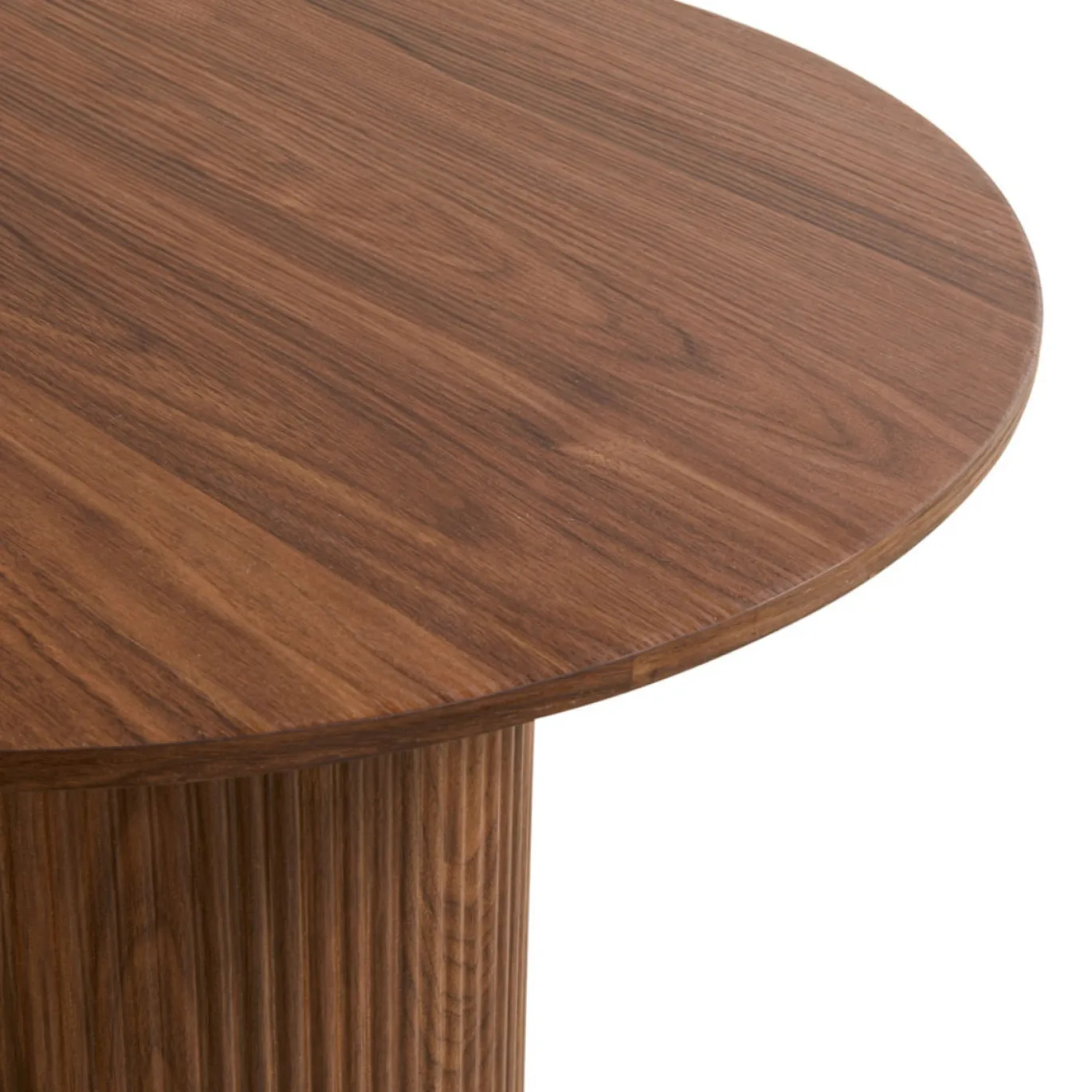 Bijzettafel Nora Walnoot Ø40cm - Giga Meubel