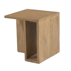 Bijzettafel Onni Naturel Vierkant 42cm - Giga Meubel