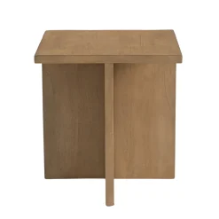 Bijzettafel Onni Naturel Vierkant 42cm - Giga Meubel