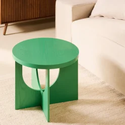 Bijzettafel Oscar Groen Ø50cm - Giga Meubel