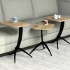 Bijzettafel Pion Set van 3 Melamine Naturel