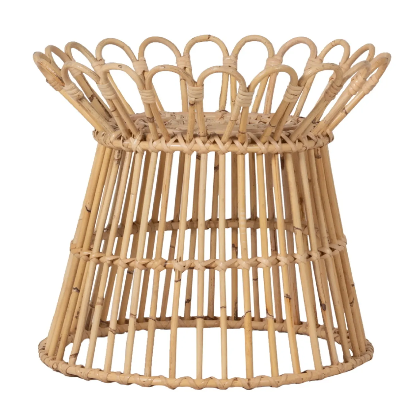 Bijzettafel Rotan Blond
