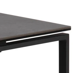 Bijzettafel Set van 3 Glentruan Zwart Keramiek - Giga Living