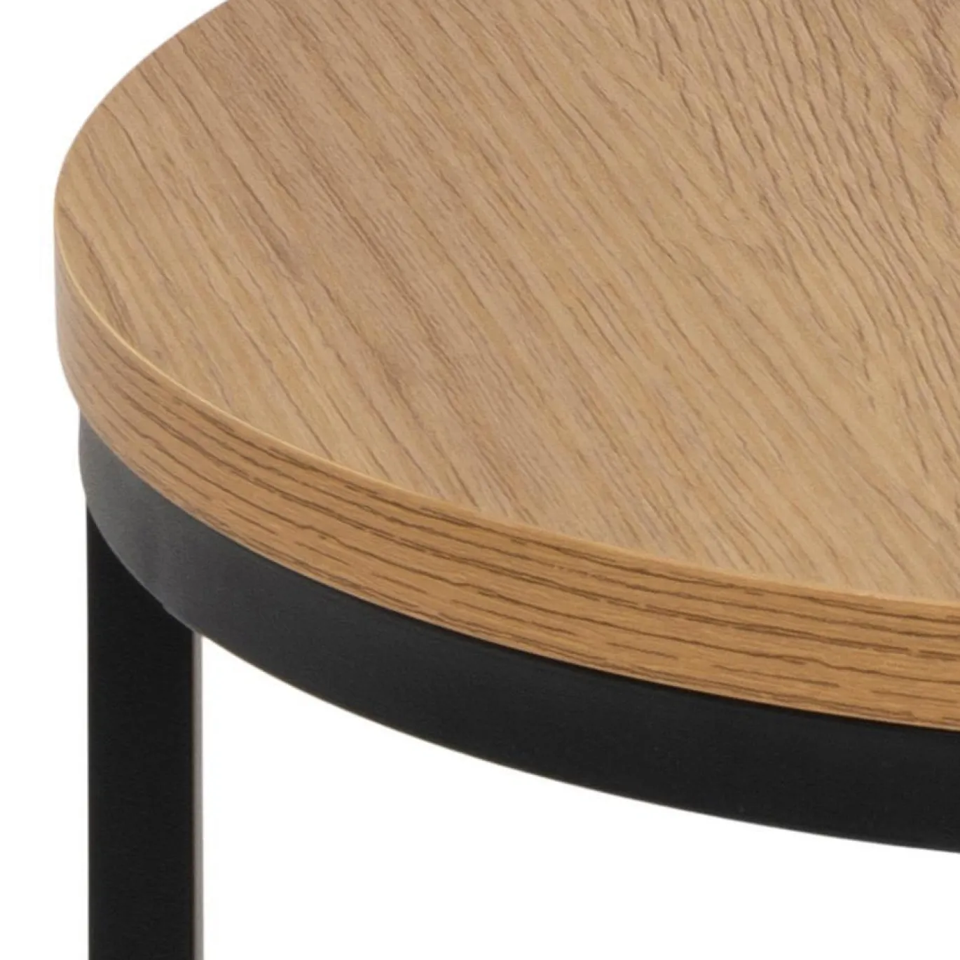 Bijzettafel Solin Set MDF Naturel - Giga Living