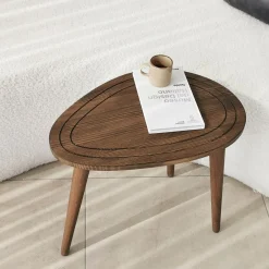 Bijzettafel Sweet Walnoot Set van 2